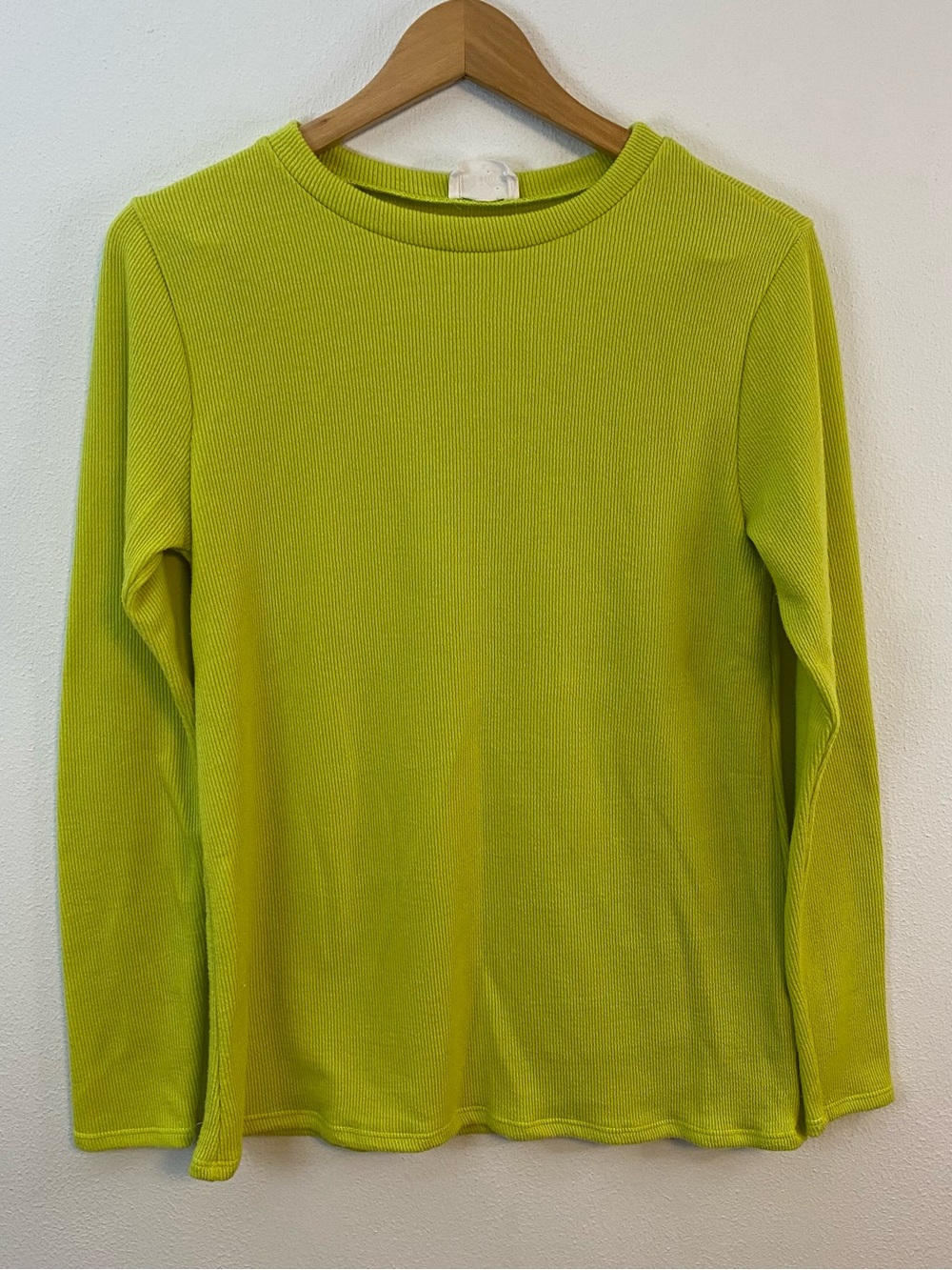 Rolling Ranch Boutique Green Ribbed Long Sleeve Top Women’s Small